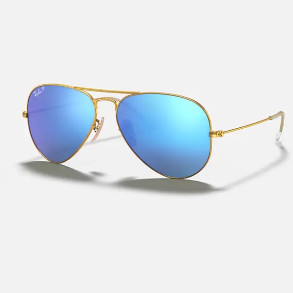 RayBan Aviator Blue Flash Lenses